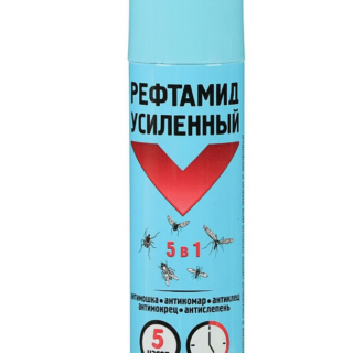 АНТИКОМАР Рефтамид Экстра аэрозоль 150/145 мл. (1/24)