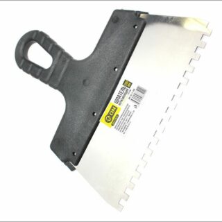 Шпатель из нержавеющей стали, 200мм, зуб 6х6мм/СИБРТЕХ/3-ON