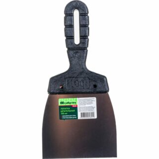 Шпательная лопатка из нержавеющей стали, 100 мм, пластмассовая ручка//СИБРТЕХ//3-ON