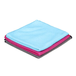 VETTA/ 3-ON Салфетка из микрофибры эконом, 30х30см, 3цвета