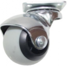 Колесо выкатное (шарик),сер.рез. 40мм поворотное