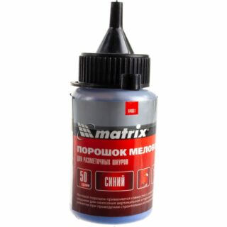 Порошок меловой синий, 50 г, для разметочных шнуров//Matrix