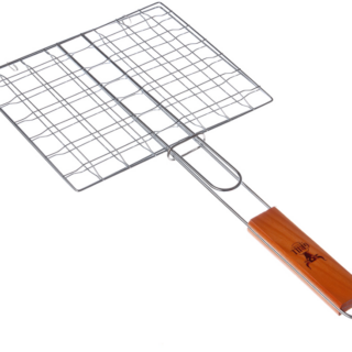 GRILLBOOM Решетка-гриль хром.44х(20х26)см