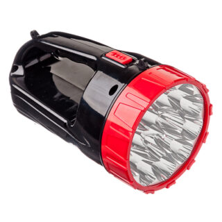 ЧИНГИСХАН Фонарь прожектор 15 ярк.LED, вилка 220В, пластик 18х10