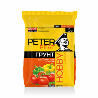 Почвогрунт для томатов и перцев ХОББИ 5л Питэр Пит