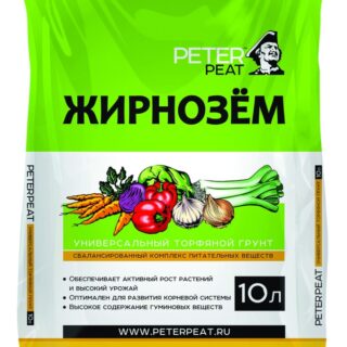 Почвогрунт универсальный ЖИРНОЗЕМ 20л Питэр Пит