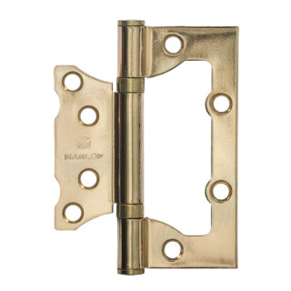 Петля накладная 100х75х2,0мм без врезки б/к золото/никель/хром MARLOK 019914