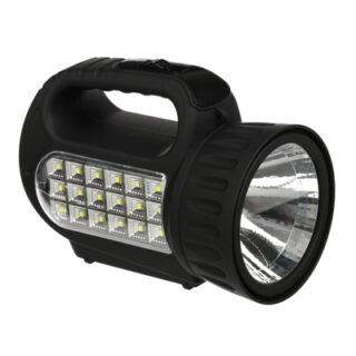 ЧИНГИСХАН Фонарик с подзар.устр-ом.1+18LED,пластик,18х10,5см, че