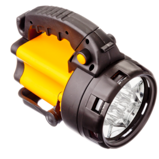 ЕРМАК Фонарь аккумуляторный, 5Вт, 8 LED, зарят от прикур 12в