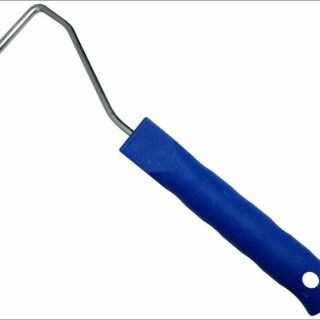 Ручка для мини-валиков, 60 мм, D ручки 6 мм, оцинкованная Сибртех