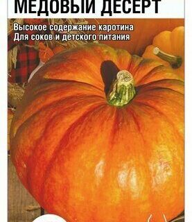 Тыква Медовый десерт /Сиб сад/