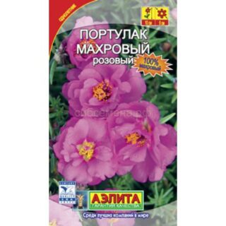 Портулак махровый РОЗОВЫЙ /Аэлита/