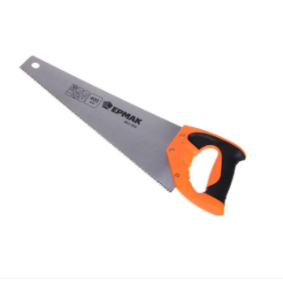 ЕРМАК Ножовка по дереву, трехстор. заточка, 400мм, закаленный зу