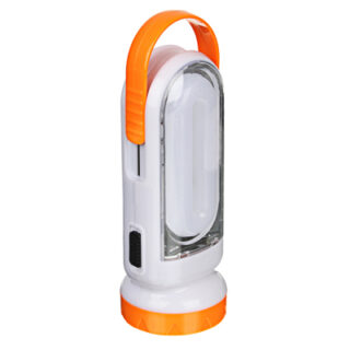 ЧИНГИСХАН Фонарь аккумуляторный 2 в1,17+1Вт LED, пластик, 14,5х5