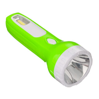 ЧИНГИСХАН Фонарь аккумуляторный 1 Вт + COB LED, вилка 220В, солн