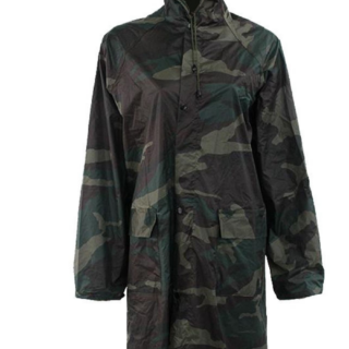 Дождевик-плащ "Камуфляж" прорезиненый ХХХL