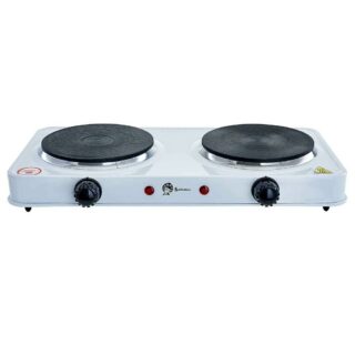 Плита электрическая "ВАСИЛИСА" ВА-903 2-х конф. (чугун. белая, мощ1000Вт)