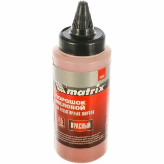 Порошок меловой красный, 115 г, для разметочных шнуров// MATRIX