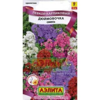 Левкой ДЮЙМОВОЧКА карликовый смесь/Аэлита/