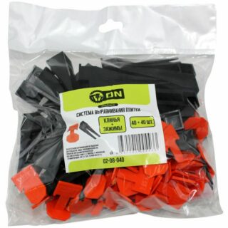 Система выравнивания плитки, зажим+клин 40/40шт //Россия