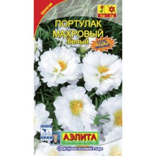 Портулак махровый БЕЛЫЙ /Аэлита/