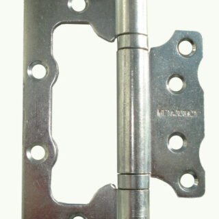 Петля накладная ПНУ-100 (БЕЗ ВРЕЗКИ) цинк/бел/желт (Кунгур)