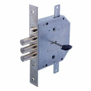 Замок врезной Гранит (1.06.43) + ручка на планке APECS HP-42.0123 (левый/правый)