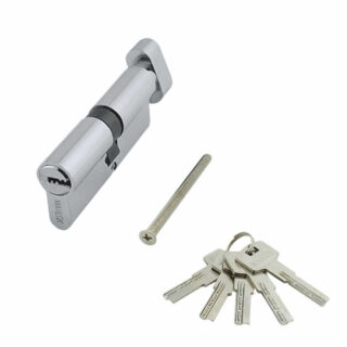 Сердцевина замка ЦМВ 70(35/35)-5К перфо. ключ/вертушка СP (хром) MARLOK