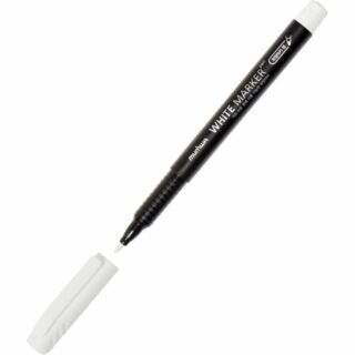 Маркер перманентный MunHwa белый, пулевидный 3мм