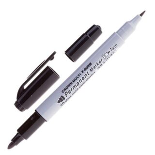 Маркер перм. P-800W чёрн. ширина линии 4мм/2мм двусторонний CROW