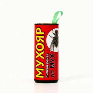 Липкая лента от мух FORCE Мухолов/Капкан/Мухояр