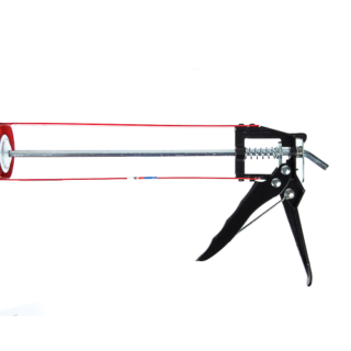 HEADMAN Пистолет усиленный для герметика с мет. фиксатором 225мм