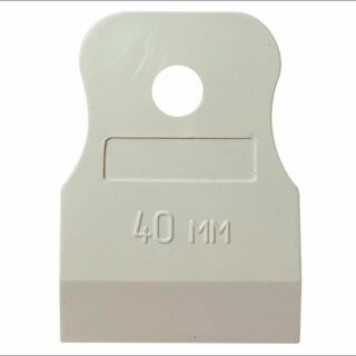 3-ON Шпатель белая резина 40мм