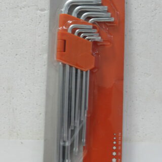 Набор ключей TORX-профиль 9 пр., T10 - T50, длина 95 - 220мм