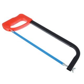 Ножовка по металлу, оранж. ручка (набор 2 пр: держатель 420х140м