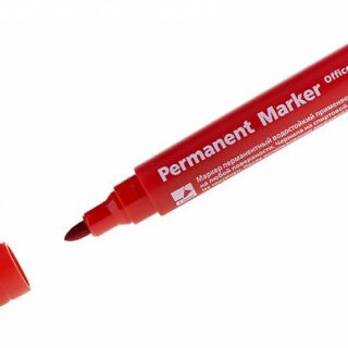 Маркер перманентный "8004 Office Space" красный