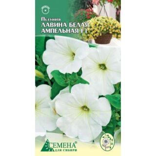 Петуния ЛАВИНА F1 белая, ампельная /цв/