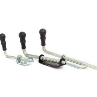 Засов гаражный Ф16, полуавтомат 420мм, Боровичи