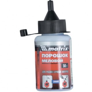 Порошок меловой синий, 115 г, для разметочных шнуров//Matrix