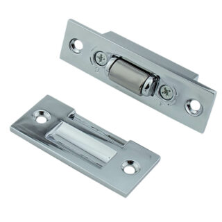 Фиксатор дверной цилиндрический хром/золото / MARLOK