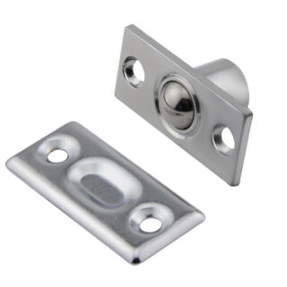 Фиксатор дверной с шариком хром