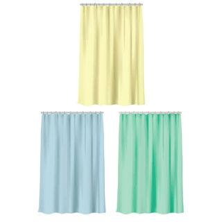 VETTA Шторка для ванной, ПЕВА, 180х180см яркий однотон