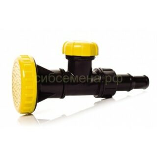 Душ с краном и штуцером(черно-желтый)