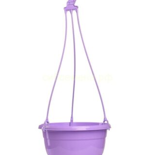 Подвесное кашпо Глория 4,4л лаванда/белое/терра (d25/h15)