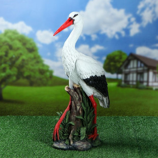 Фигура садовая АИСТ БОЛЬШОЙ /гипс/