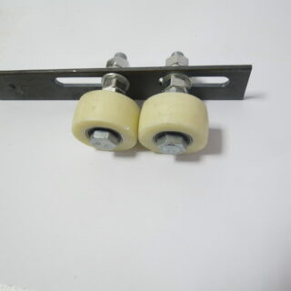 Комплект поддерж. роликов на черной пластине d50мм капролон