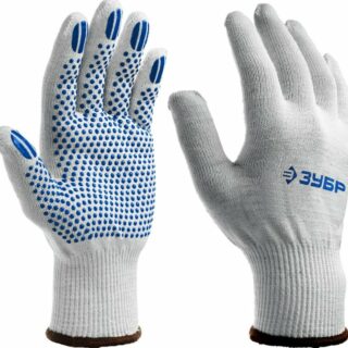Перчатки ЗУБР ПРОТЕКТОР, L-XL, пвх-гель покрытие, 10 класс /10/