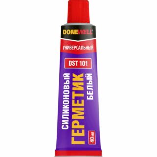 Герметик КУДО DONEWELL силиконовый универсальный белый 40мл