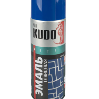 Краска аэрозольная синяя КУДО 520 мл