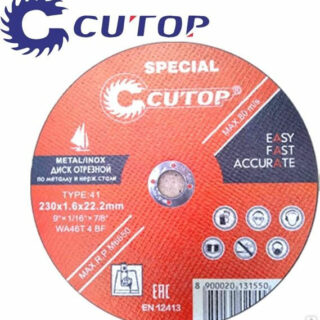 Круг отрезной по металлу 230х 1,6х 22мм CUTOP
